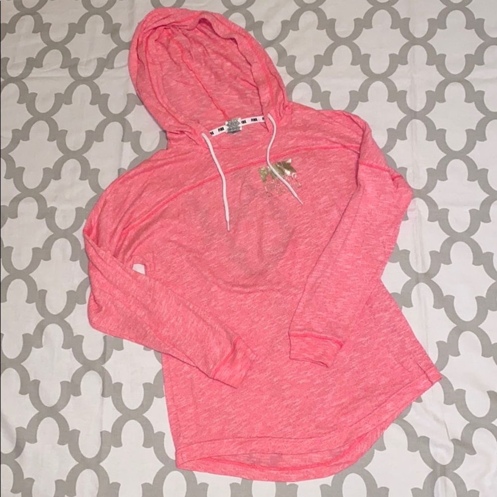 VICTORIA’S SECRET PINK OPEN BACK SWEATSHIRT